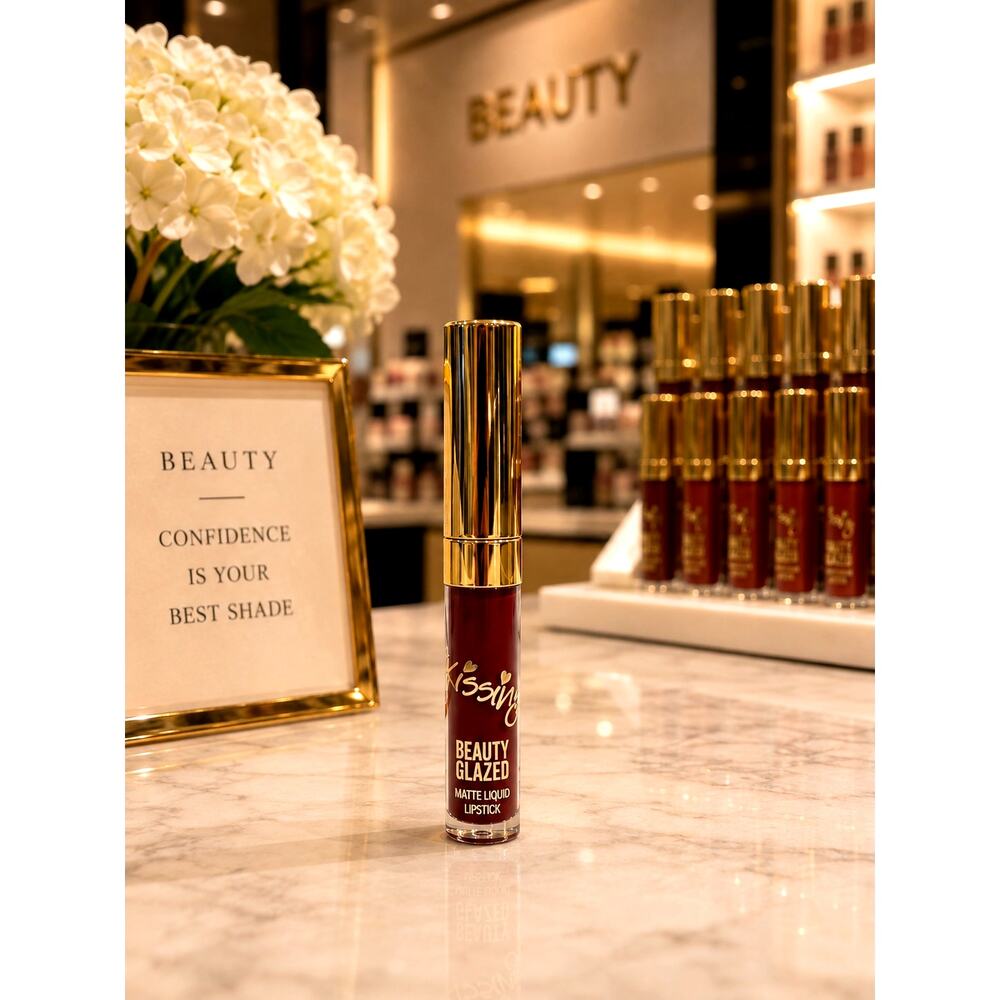 Beauty Glazed Matte Liquid Lipstick "Leo"